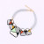 European and American Fashion Resin Necklace Geometric Resin Pendant Alloy String Clavicle Chain