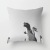 Retro Black and White Landscape Peach Skin Fabric Pillow Cover Home Sofa Ornament Pillow Cushion Cover Wholesale Customization