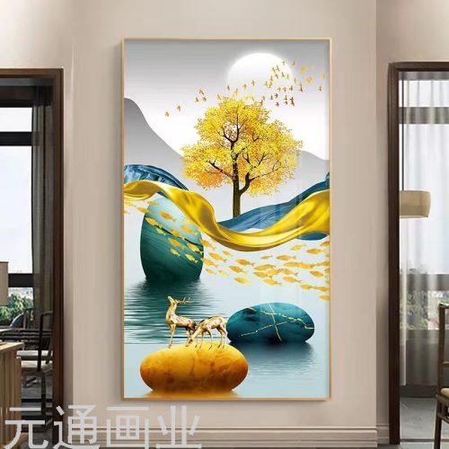 crystal porcelain painting decorative painting sofa background painting