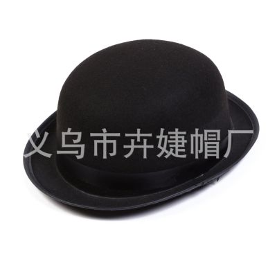 Halloween Magician Hat Jazz Top Hat Swallowtail Matching Hat Black Performance Gentleman More than round Cap Styles Wholesale
