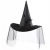 Halloween Makeup Party Hat Cosplay Wizard's Hat Easter Hat Performance Props Rose Flower Witch Hat