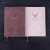 New Products in Stock Exquisite Soft Leather Double-Connected Office Stationery Business Notebook Custom Logo