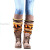 Foot Sock Camouflage Bohemian Thickened Wool Pile Style Foot Sock Women's Colorblock Boot Cover Leg Gaurd Set