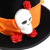 Factory Direct Sales Carnival Halloween Uniform Game Clothes a Tall Hat Velvet Skull Rose Flower Magic Hat Witch Hat
