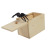 Douyin Online Influencer Toy Scared Wooden Box Spider Trick Funny Decompression Artifact Spoof Trick Bug Props