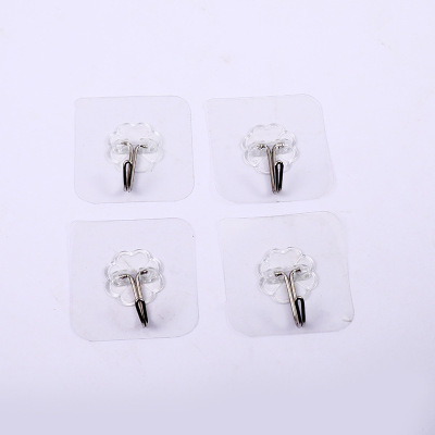 Transparent Seamless Stainless Steel Hook Wholesale Thickened Powerful Sticky Hook PVC Seamless Hook Nail-Free Viscose Manufacturer