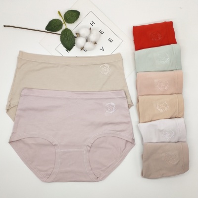 New Panties Women's Large Exquisite Letter Pattern Women's Briefs Ten Pieces a Pack of Simple Bags