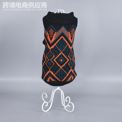 Cross-Border E-Commerce Exclusively for Pet Dog Dog Sweater Teddy Warm Puppy Clothes Cat Autumn and Winter Knitting Clothing
