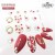 Joyme Japanese and Korean Nail Stickers Super Beautiful Court Retro Big Red Popular Best-Selling Models in Stock