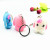 PVC Soft Rubber 3D Cute Rabbit Keychain Pendant Bag Clothing Accessories Creative Scan Code Small Gift