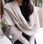 Korean Style Autumn and Winter Women's Knitted Wool Scarf Thickened Extra Long Bib Shawl Unisex Joint Sleeve Scarf