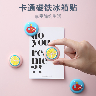 Refrigerator Magnetic Sticker Color Magnet Strong Magnet Note Paper Decorative Magnetic Sticker Blackboard Whiteboard 