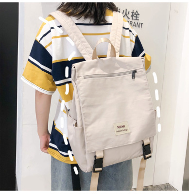 Artistic Fashion Fresh Ins Style Schoolbag Female Korean Style High School and College Student Simple Versatile Mori Backpack Backpack