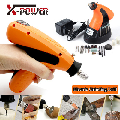 Factory Small Electric Grinding Miniature Electric Tool Mini Electric Drill Household Jade Engraving Machine Set One Piece Dropshipping