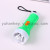 Old-Fashioned White Light Tube Flashlight Durable Tube Fetal Education Flashlight Plastic Flashlight Portable Battery White Light Mini Household