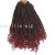 Chemical Fiber Crochet Hair Extension 18-Inch