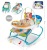3-in-1 Baby Music Vibration Rocking Chair with Dining Table Bedside Bell Music Piano Baby Comfort Rocking Chair Baby Dining Chair
