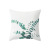 Tropical Plant Polyester Pillow Cover Office Fabric Sofa Cushion Cover Cross-Border Home Peach Skin Fabric Throw Pillowcase