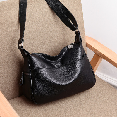 2020 New Bags Female Large Capacity Shoulder Bag Wild Fashion Crossbody Leather Women's Bag Simple Women's Bags