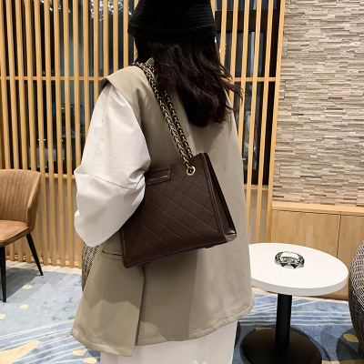Women's Bag 2020 New Fashion Plaid All-Match Shoulder Crossbody Small Bag Handbag One Piece Dropshipping Women's Bag
