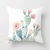 Gm263 Plant Succulent Polyester Pillow Cover Office Fabric Sofa Cushion Cover Home Throw Pillowcase