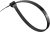 GTSE 12-Inch Black Heavy-Duty Zip Ties 120-Pound Strength, UV-Resistant Nylon Ties