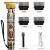 New Four Diamond Buddha Head Electric Clipper Retro Oil Head Carving 0 Cutter Head Carbon Fiber Metal Hair Clipper HTT