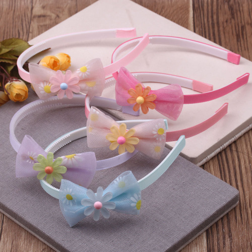 hair ball bow headwear children‘s hair accessories chinese style princess hairpin headband girls winter wig bangs headband