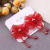 Ancient Style Han Chinese Clothing Headdress Plush Barrettes Back Head Head Clip a Pair of Hairclips Ornament Accessories Tassel Buyao