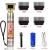 New Four Diamond Buddha Head Electric Clipper Retro Oil Head Carving 0 Cutter Head Carbon Fiber Metal Hair Clipper HTT