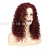 Wine Red Big Wave Long Hair Gradient Headgear Female Deep European and American Long Curly Wig Headgear Wig Hot Sale