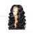 European and American Style Wig Black Big Wave Long Curly Hair High-Temperature Fiber Chemical Fiber Former Lace Head Cap