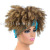 Blue Turban Wig Head Cover Foreign Trade Turban Wig Sheath African Ladies Afro Bandana Headband Head Cover