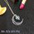 European and American Hollow Noctilucent Necklace Noctilucent Necklace Heart 4 Color Explosion Star Halloween Gift Necklace