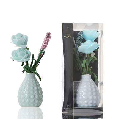 Luxury Customized Square Shape Reed Diffuser With Rattan Sticks With Gift Box