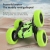 Exclusive for Cross-Border Rechargeable Double-Sided Stunt Car 360 Rotating Rolling Twist Change Drop-Resistant Light Remote Control Car Children's Toy