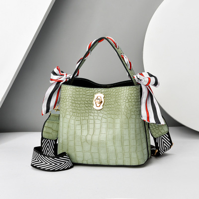 Factory Direct Sales Women's Shoulder Bag New Modern Simple Solid Color Bag Schoolgirl Bag Women's Handbag Fashion Bag