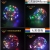Amazon Sources Colorful Flashing LED Starry Sky G80-50LED Bulb Copper Wire Lamp Red Blue Green Warm White