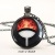 Sharingan Naruto Series Time Gem Cabochon Necklace Fashion Simple Black Sweater Chain Best Seller in Europe and America