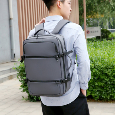 Custom Logo NEW Business Commute USB Multi-Function Backpack Waterproof Student Travel Men's Computer package