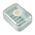 X10-2304 Soap Dish Soap Box Creative Drain Toilet with Lid Cute Personality Large Nordic Style