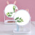 Desktop Cat Ear round Mirror HD Desktop Rotating Makeup Mirror Dressing Table Cartoon Rabbit Ear Beauty Princess Mirror