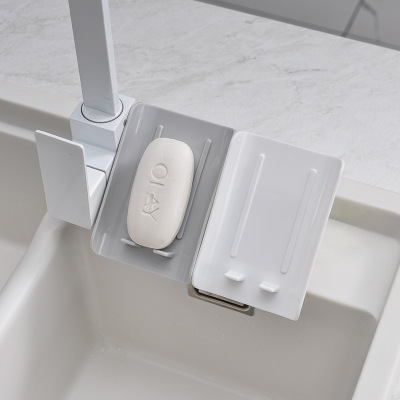 Soap Dish Creative New Draining Toilet Soap Holder Home Bathroom Multi-Functional Plastic Soap Box Storage Rack