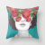 New Printed Female Flower Head Portrait Pillow Cover Home Sofa Office Throw Pillowcase Amazon EBay Exclusive