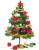 Christmas Tree 60cm Christmas Desktop Mini Small Luxury Christmas Tree Fruit Light Luminous Tree Cover Free Shipping