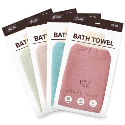Sales Bath Towel Mud Rubbing Thickened Scrubbing Gray Bath Cloth Back Rubbing Gloves Household Back Rubbing Bath Gloves