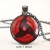 Sharingan Naruto Series Time Gem Cabochon Necklace Fashion Simple Black Sweater Chain Best Seller in Europe and America