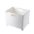 Wall-Mounted Laundry Basket Bathroom Multi-Functional No Trace Stickers Sundries Storage Basket Punch-Free Foldable Dirty Clothes Basket Storage Basket