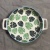 Hotel/Household 10-Inch Ceramic Bohemian Binaural round Baking Tray