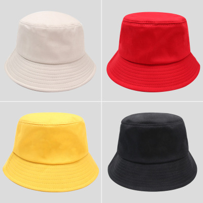 Spring, Summer, Autumn Hat Female Korean Style Light Board Solid Color Fashion Classic Bucket Hat Male Personality Outdoor Casual Sun-Proof Bucket Hat